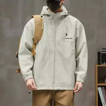 Осень-зима Новая однотонная куртка с капюшоном и длинным рукавом для женщин, повседневная, свободная, на молнии, с карманами в стиле пэчворк, плотная верхняя одежда S чёрный