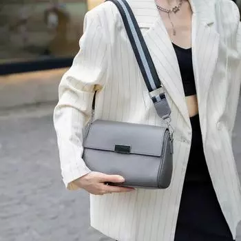 Осень/Зима Новая Сумка Подмышки Женская Модная Ретро Сумка Через Плечо Из Коровьей Кожи Высокого Качества Текстуры Роскошная Сумка Через Плечо