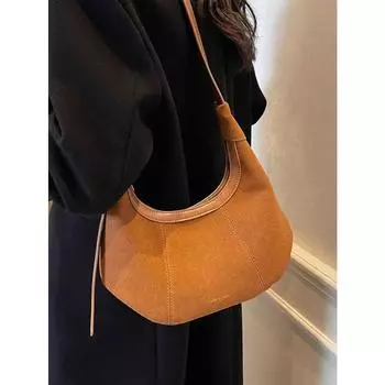 Осень-зима Новые женские сумки на одно плечо в стиле ретро, текстурированные универсальные сумки для поездок на работу, женская однотонная сумка через плечо