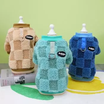 Осень-зима Одежда для домашних животных, собак, кошек, теплые футболки, куртка для собак, флисовая одежда для маленьких собак, свитер, пудель, чихуахуа, йоркширский терьер, пальто S