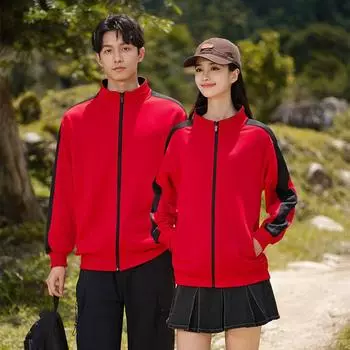 Осень-зима однотонная толстовка с капюшоном и воротником-стойкой для мужчин и женщин, цветовое столкновение, модный повседневный свитер с длинным рукавом для активного отдыха S темно-синий