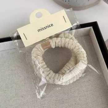 Осень Зима Плюшевый Высокая Эластичность Резинка для Волос Ободок Набор Для Женщин Девушек Простые Резинки Резинка Модные Аксессуары для Волос