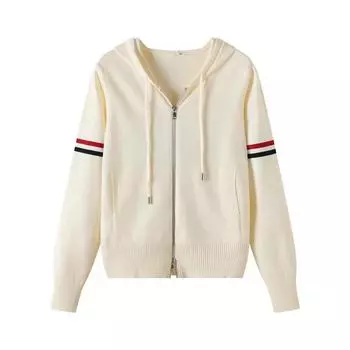 Осень-зима с капюшоном на молнии вязаный свитер пальто куртка женская мода длинный рукав джемперы One Size темно-синий