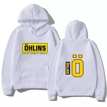 Осень-зима Женская подвеска для автомобиля, мотоцикла, спорта, гонок, Ohlins Shock Hoodies с длинными рукавами, термотолстовка для женщин, унисекс L чёрный