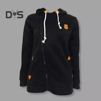 Осень-зима Женская толстовка с капюшоном, диагональная молния, толстые длинные рукава, большие размеры, однотонная, с завязками на шнурке, с капюшоном, эластичные манжеты, спортивная повседневная одежда, домашнее офисное пальто 4XL светло-серый