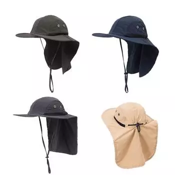Осенне-летняя быстросохнущая панама для женщин и мужчин, солнцезащитные шляпы с защитой от УФ-излучения и шейным клапаном, дышащая шляпа для походов и рыбалки на открытом воздухе