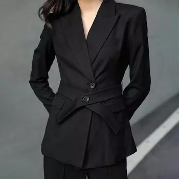 Осенне-весенний женский костюм, женская куртка, японский и корейский повседневный кардиган S