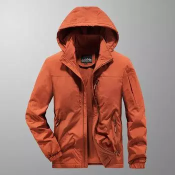 Осенне-зимнее пальто, мужская куртка с несколькими карманами, утепленная, свободная, повседневная, для альпинизма на открытом воздухе M