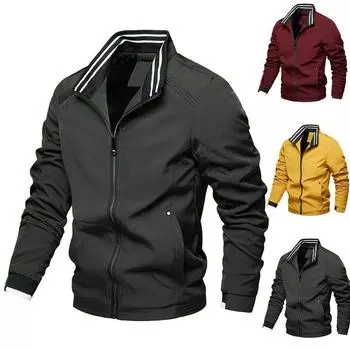 Осенне-зимнее пальто с хлопковой подкладкой для мужчин с принтом «сделай сам», Юго-Восточная Азия, пальто с хлопковой подкладкой, легкое пальто с хлопковой подкладкой L красный