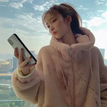 Осенне-зимнее пальто женское новое искусственное меховое пальто из кролика Рекс с капюшоном женское утолщенное теплое свободное модное верхнее прилив S recommends within 50kg