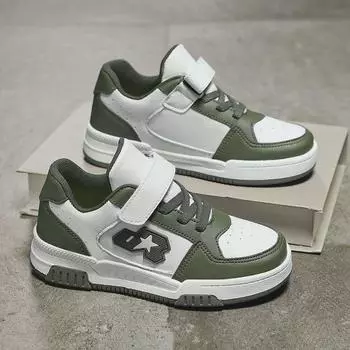 Осенне-зимние детские кроссовки на толстой подошве: Спортивная повседневная обувь для мальчиков и девочек 36