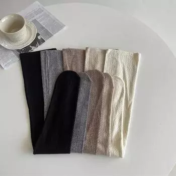 Осенне-зимние хлопковые женские чулки до бедра в японском стиле, однотонные чулки, гольфы, длинные носки, высокие носки