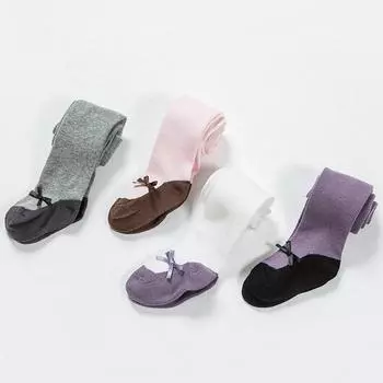 Осенне-зимние колготки для девочек, колготки для маленьких девочек, хлопковые вязаные хлопковые модные детские розовые, фиолетовые колготки, колготки для малышей M темно-розовый