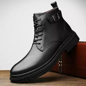 Осенне-зимние мужские ботинки для мужчин 2022 года, новейшая мода, ретро, офисные, удобные, прочные, подошва, мужские повседневные ботинки, брендовые, на шнуровке, мужские ботинки 38