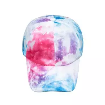 Осенне-зимние мужские и женские бейсболки в стиле ретро с принтом тай-дай для сохранения тепла