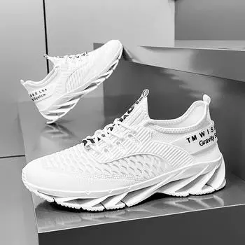 Осенне-зимние мужские нескользящие туфли с лезвийной подошвой, мужская обувь больших размеров для активного отдыха 39 зелёный