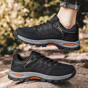 Осенне-зимние новые мужские походные ботинки для активного отдыха, повседневные модные походные ботинки, дышащие кроссовки, пара обуви большого размера 37 коричневый