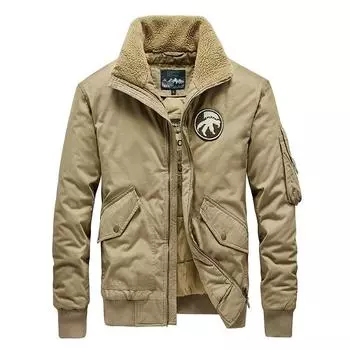 Осенне-зимние новые мужские утолщенные и теплые повседневные спортивные куртки для мужчин, красивые и модные куртки в корейском стиле для мужчин. M