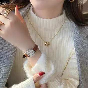 Осенне-зимние плюшевые бархатные теплые женские свитера, модные толстые, с полувысоким воротником, трикотажные женские свитера, топы, тонкий повседневный флисовый джемпер 25618 One Size белый