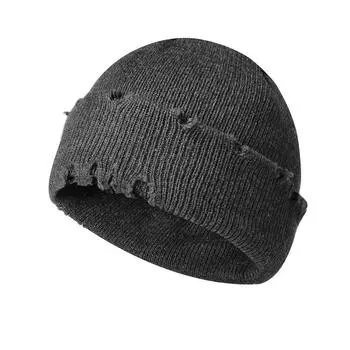 Осенне-зимние шапки для женщин и мужчин, толстые шапочки Skullies, модная вязаная шапка, уличная ветрозащитная шапка для пешего туризма, теплая тюбетейка