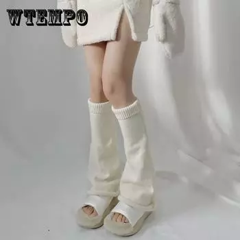 Осенне-зимние теплые цветные тонкие рога, широкие ноги, шерстяные наколенники Millennium JK, теплые тонкие ноги, комплект носков one size