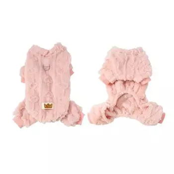 Осенне-зимние теплые комбинезоны для собак маленьких и средних пород, кошек с D-образным кольцом, толстовка с принтом «Любовь» для щенков, одежда для домашних животных «Тедди-Шнауцер» XS серый