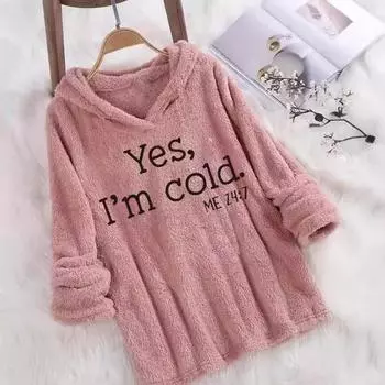 Осенне-зимние толстовки с капюшоном, однотонные, с длинными рукавами, плюшевые, двухсторонние, плюшевые толстовки с капюшоном S