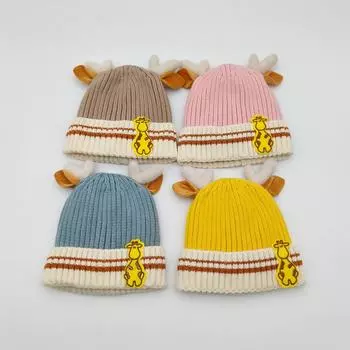 Осенне-зимние толстые теплые шапки, однотонные детские шапки, ветрозащитные шапки для защиты ушей, стильные дышащие теплые шапки A13