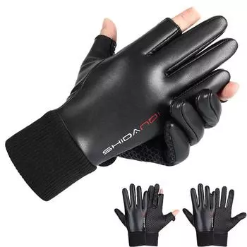 Осенне-зимние велосипедные водонепроницаемые теплые перчатки с сенсорным экраном на все пальцы, мужские и женские перчатки для альпинизма