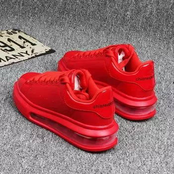 Осенне-зимние женские кроссовки, женская модная кожаная повседневная спортивная обувь для бега, водонепроницаемая обувь для фитнеса на платформе 35 чёрный