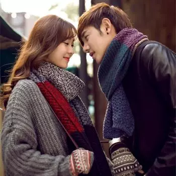 Осенне-зимний цветной шерстяной зимний большой шарф, парная шаль, женская теплая мода 200*35cm фиолетовый