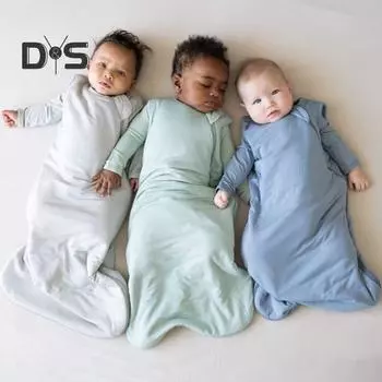 Осенне-зимний детский спальный мешок, ультрамягкий носимый жилет для малышей, сохраняющее тепло одеяло, унисекс, дышащий спальный мешок для новорожденных, реквизит для фото S темно-зеленого