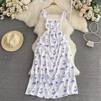 Осенне-зимний дизайн Sense of the Seaside Holiday Свободное платье с поясом и поясом меньшинства