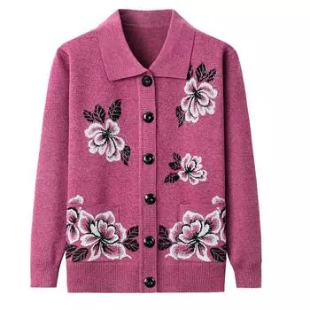 Осенне-зимний кардиган, свитер, женский свитер с лацканами, пальто, свитер большого размера XL