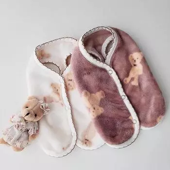 Осенне-зимний милый плюшевый жилет для собак и кошек, жилет для йоркширского плюшевого мишки, вишневого мальтийского песика, медведя, костюм для собаки XS