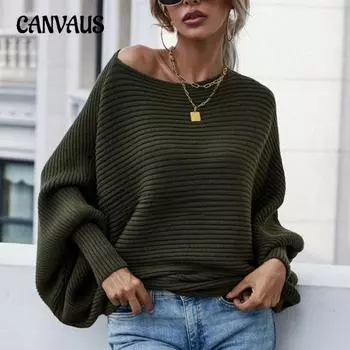 Осенне-зимний модный свободный женский однотонный вязаный свитер S белый