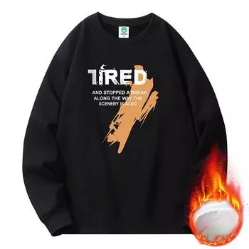 Осенне-зимний мужской свитер, свободный флисовый утолщенный пуловер, подростковый студенческий свитер с круглым вырезом, универсальная нижняя рубашка M белый