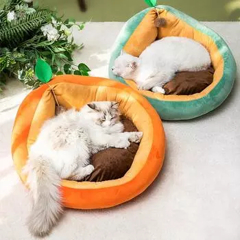 Осенне-зимний новый домик для кошек, гнездо для собак среднего и большого размера, теплый утолщенный матрас для кошек, предметы первой необходимости для домашних животных, аксессуары M