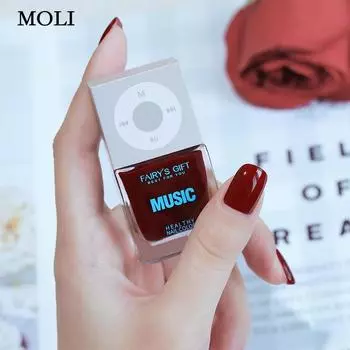 Осенне-зимний новый маслянистый лак для ногтей без запекания, быстросохнущий, не рвущийся лак для ногтей с блестками, прочный для студентов