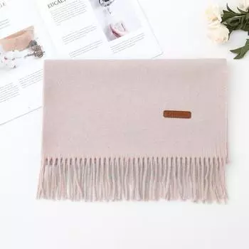 Осенне-зимний новый шарф женский утолщенный искусственный кашемир универсальный студенческий шаль длинный клетчатый шарф 48*180cm