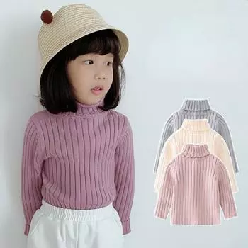 Осенне-зимний пуловер, свитер, вязаная рубашка, детский свитер для мальчиков и девочек 80cm