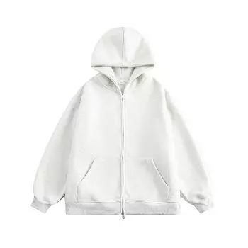 Осенне-зимний ретро-кардиган большого размера с капюшоном и двойной застежкой-молнией для мужчин M тёмно-синий