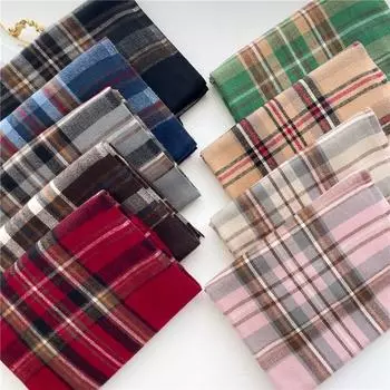 Осенне-зимний шарф из искусственного кашемира с сеткой и универсальным характером, длинная шаль с кисточками для теплых женщин 200*65cm