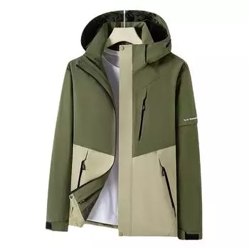 Осенне-зимний штурмовой костюм для мужчин и женщин, ветрозащитная и водонепроницаемая однослойная куртка для альпинизма на открытом воздухе XXXXXL