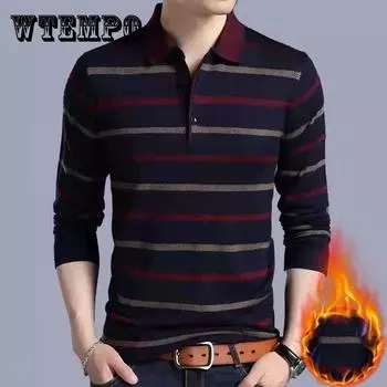 Осенне-зимний свитер, облегающая рубашка, деловой повседневный вязаный свитер, термобелье, подходит для молодых и мужчин среднего возраста 3XL