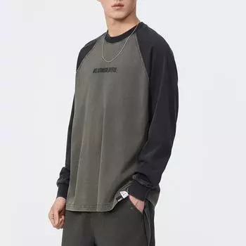 Осенне-зимний свитер с длинными рукавами, мужская свободная рубашка большого размера с круглым вырезом, верхняя часть модного бренда M