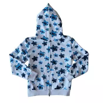 Осенне-зимний свитер, женский свитер с капюшоном с принтом, модный длинный женский топ S