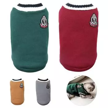 Осенне-зимний теплый жилет для кошек, одежда для маленьких и средних собак, мягкий уютный свитер для котят, куртка, одежда для питомцев на открытом воздухе XS зелёный