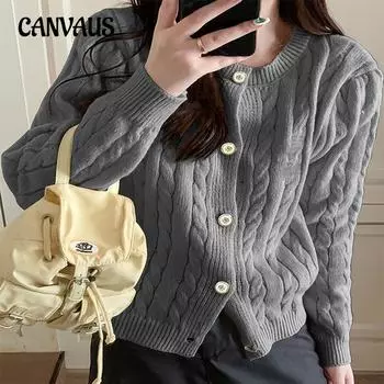 Осенне-зимний трикотаж женский свитер вышивка мода старение свободный переплетенный утолщенный вязаный кардиган