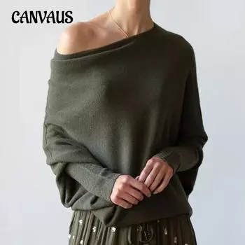 Осенне-зимний женский однотонный круглый вырез с длинным рукавом удобный темпераментный трикотажный плиссированный пуловер трикотажная одежда S чёрный